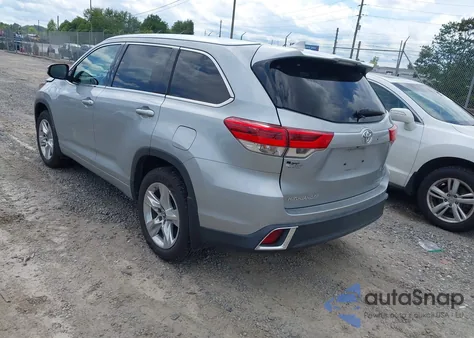 2018 Toyota Highlander Limited from USA, damaged, VIN 5TDDZRFH7JS497913